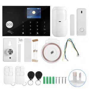 Alarme antivol a distance avec application WiFi 4G TFT 2,4 pouces, compatible avec Alexa, Google Home, Tuya, 100-240 V, version australienne - Neuf