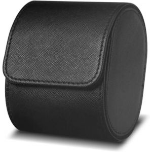 Nbgcm-Montre Portable À Fente Unique Organisateur Boîte À Montre Portable Rétro En Cuir Boîte De Rouleau De Montre Étui Pour Montre De Voyage En Cuir Pour L'emballage Cadeau Noir - Neuf