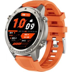 Montre Intelligente avec GPS, étanche jusqu'à 50 m, Répondre/Passer des appels, Montre de Sport Moniteur de Fréquence Cardiaque, écran AMOLED de 1,4"", Plus de 170 Modes Sportifs (Noir) - Neuf