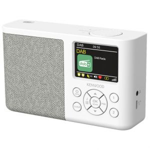 Kenwood CR-M33DAB Radio portable Num&eacute;rique Blanc - Neuf
