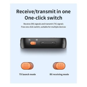 Émetteur et récepteur audio Bluetooth 5.3 Adaptateur audio sans fil 3,5 mm sans fil 3,5 mm Émetteur Bluetooth - Neuf