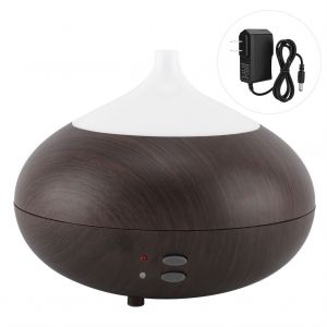 HJLIAN Diffuseur d'huiles essentielles en bois, humidificateur a brume fraiche, outil d'aromatherapie, 110-240 V (Etats-Unis) - Neuf