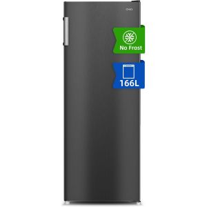 lbgwp60-Conglateur Armoire Fsd166Ne4E 166L Noir Acier Inoxydable, Portes Réversibles, 42 Db, 12 Ans De Garantie Sur Le Compresseur - Neuf