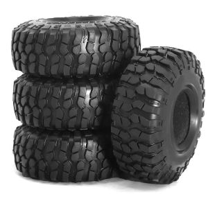 1,9 pouce pneu d'escalade universel 106mm pneu de terrain rocheux avec doublure int&eacute;rieure pour 1/10 rc crawler 4pcs - Neuf