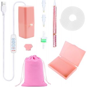 Ayuhr-Stylo De Peinture Diamant Électrique, Stylo Diamond Painting ¿ Avec Puissance D'aspiration Réglable Et Bouton Pause Pour Un Réglage Précis Des Diamants, Sans Cire, Fonctionnement Usb - Neuf