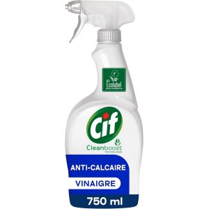 Spray nettoyant pistolet Anti-Calcaire universel-Technologie Cleanboost-enlève 100% du calcaire-avec vinaigre-ecolabel-750ml - Neuf