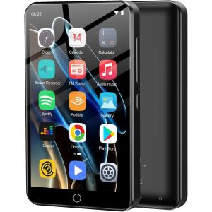 Lecteur Mp3 Mp4 De 80 Go Avec Bluetooth Et Wlan, Écran Tactile 4 Pouces, Avec Spotify, Lecteur De Musique En Streaming Android Avec Audible, Lecteur Mp4 Numérique Portable Hi-Fi - Neuf