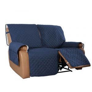Housse imperm&eacute;able pour fauteuil inclinable 2 places bleu marine - Neuf