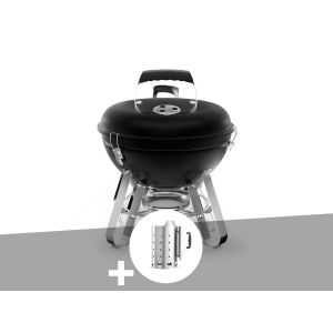 Barbecue &agrave; charbon Charcoal portatif Kettle Premium Nomade + chemin&eacute;e d'allumage - Napoleon - Neuf