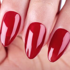 Vernis Semi Permanent Rouge, 15ml Transparent Rouge Gelée Gel Nail Polish Naturel French Vernis Gel Uv Printemps Eté Cristal Vernis À Ongles Gels Soak Off Uv Led - Neuf