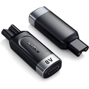 Kalanka-8v Type-C Fiches Hq850 Chargeur Remplacement Pour Tondeuse Barbe Electriques Homme Rasoir Pour O Blade Qp2530/Qp2630, Même Vitesse, Taille Réduite (Câble Non Compris) - Neuf