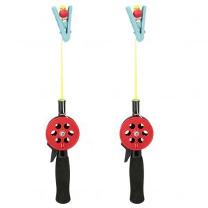 Canne à PêChe Sur Glace Avec Pince à Crevettes, Accessoires De Couleur AléAtoire, 2 PièCes - Neuf