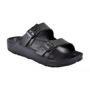 Sandales Mules Eva Boucle Mbs01409 Noir - 43 - Neuf