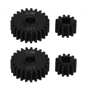 Engrenage D'essieu De Portail En Acier 12t 23t Pour Chenilles Capra Scx10 Iii 1/10 Rc, Pieces Et Accessoires - Neuf
