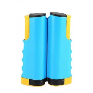 Porte-Filet De Tennis De Table Rétractable À La Mode Bord Ondulé Portable Bord Ondulé Rack Pour L'école De Gymnastique Bleu Jaune - Neuf