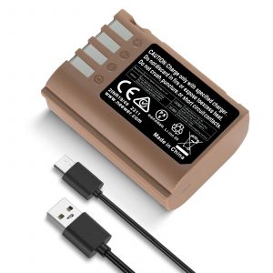 NEEWER S5II S5 Batterie de Remplacement 2400mAh DMW-BLK22, Compatible avec Panasonic Lumix S5IIX S5II S5 GH6 DC-G9 II GH5M2 Cam&eacute;ra, Charge Rapide en 2,8 Heures via le C&acirc;ble USB-C de Type Charge Rapide - Neuf