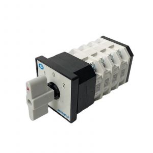 Commutateur a cames 16 positions LW1216/4, trois positions, Marche/Arret/Marche, commutateur rotatif a monter soi-meme, double alimentation, commande de moteur 5,5 kW, deux charges - Neuf