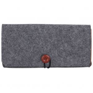 HJLIAN Trousse de toilette portable en feutre de laine, ideale pour le bain, les voyages, le rangement et la toilette. - Neuf