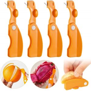 &Eacute;plucheur Pour Orange,8 Pcs &Eacute;plucheur D'orange,&Egrave;plucheur Citrus &Eacute;plucheur Orange,Zesteurs Pour Orange Citron,P&egrave;le-Orange,&Eacute;plucheur De Fruits,Zesteur Agrumes,Gadget De Cuisine - Neuf
