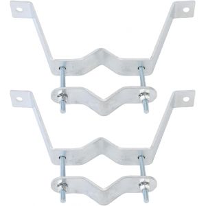 Supports de M&acirc;t D'antenne TV Robustes, Fixation Murale R&eacute;glable, Pince pour M&acirc;t D'antenne pour M&acirc;ts de Drapeau, Chemin&eacute;es, Canalisations, la Plupart des Poteaux - Neuf