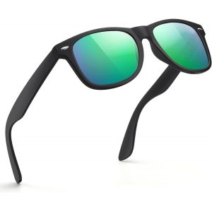 Lunettes De Soleil Polarisées Pour Homme Et Femme - Lunettes De Soleil Pour Homme Et Femme - Noir - Uv400 - Unisexe - Rétro Vintage - Classique - Lunettes De Sport Polarisées - Neuf