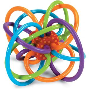 Manhattan Toys Winkle Rattle Et Jouets Dentaires Sensoriels, Hand Gra - Neuf