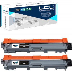 ERYI-Cartouche De Toner Compatible Tn-241 Tn241 Tn241Bk (2 Noir) Remplacement Pour Brother Dcp-9015Cdw Dcp-9017Cdw Dcp-9020Cdw Dcp-9022Cdw Hl-3140Cw Hl-3142Cw Hl-3150Cdn - Neuf
