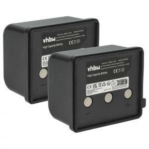 vhbw 2x Batterie remplacement pour Itowa BT7223, BT7223MH pour t&eacute;l&eacute;commande remote control (2000mAh, 7,2V, NiMH) - Neuf