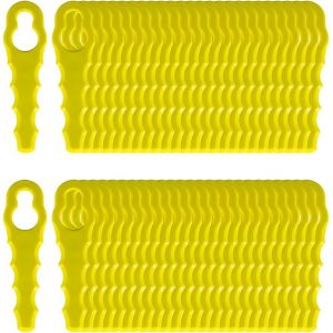 SUBZONAL-Lot de 50 Lames de Rechange compatible pour Ryobi Coupe Bordure, T&ecirc;tes Double Lames Dentel&eacute;es RAC155 RAC157 RAC158 - Neuf