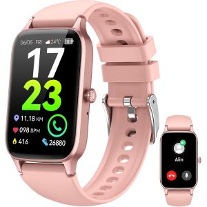 Montre Connect&iquest;&iquest;e Homme Femme, 1.57""HD Smartwatch avec Appel Bluetooth, 110+Sportifs Montre Sport avec Cardiofr&iquest;&iquest;quencem&iquest;&iquest;tre/SpO2/Sommeil/Podometre, Etanche IP68 Montre Intelligente pour Android/iOS - Neuf