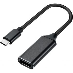 Adaptateur Type-C Vers Hdmi, Adaptateur Usb C Vers Hdmi, Compatible Avec Macbook Pro/Air, Ipad, Galaxy S8-S23, Autres Ordinateurs Portables Usbc(Noir)[Z2500] - Neuf