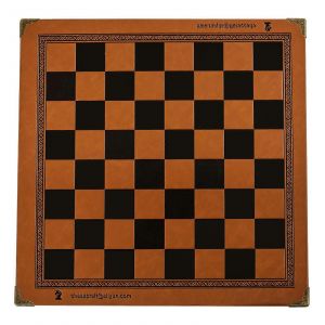 &Eacute;chiquier Pliable Universel En Cuir Pu, Jeu D'&eacute;checs Plat, &Eacute;chiquier Classique Enroulable, Accessoires De Jeux D'&eacute;checs, Rouge-Orange - Neuf