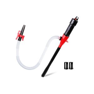 Pompe de transfert de liquides &eacute;lectrique portable pour diesel, carburant, eau et k&eacute;ros&egrave;ne, fonctionnant sur batterie - Neuf