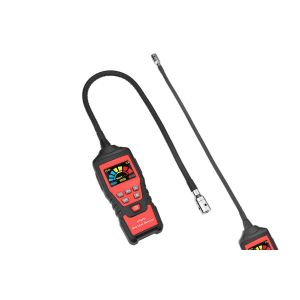 D&eacute;tecteur de fuites de gaz portable pour m&eacute;thane, propane et monoxyde de carbone avec sonde flexible - Neuf