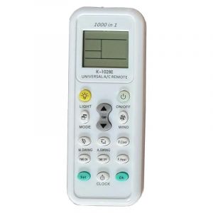 Télécommande universelle A/C pour climatiseur K-1028E, adaptée à Haier, Geli,Hitachi, Panasonic, Sharp, Gree, Midea, Bosch, Tosh-K-1028E - Neuf