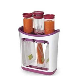 Presse-Purée Pour Bébé - Squeeze Station - Créez Vos Recettes Maison - Blanc - Neuf