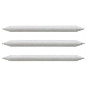 Faber-Castell Lot De 3 Estompes 9125 Pour Frotter Ou Corriger Les Traits De Crayons Pastel Et Les Craies - Neuf