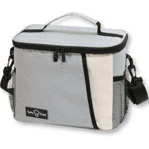 Petit sac de réfrigérateur 9L avec bandoulière réglable et poches extérieures, sac isotherme pour le maintien du froid et chaud, sac à déjeuner pour travail, pique-nique, enfant.[G972] - Neuf