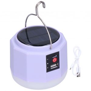 Hjlian Lampe Solaire D'urgence A Led, Rechargeable, A Intensite Variable, A Economie D'energie, Portable, Pour Tentes, Jardins, Camping, Maison - Neuf