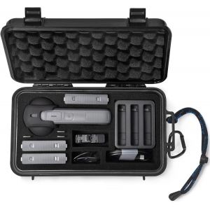 Portable and Waterproof Hard Case for Insta360 X5, Insta360 X4, Insta360 X3 Action Camera and Accessories, Black, Travel, Sports, Hiking, Camping, Indoor or Outdoor - Neuf