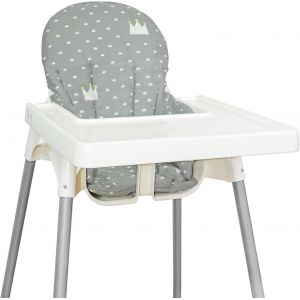 Pour Ikea Coussin De Chaise Haute Pour Ikea Anti-Lop Pour Chaise Haute Ikea, Coussin De Chaise Haute Anti-Lop, En Coton Antid&eacute;rapant, Doux, Pour Si&egrave;ge B&eacute;b&eacute; Plus Confortable (Imprim&eacute; Clair) - Neuf
