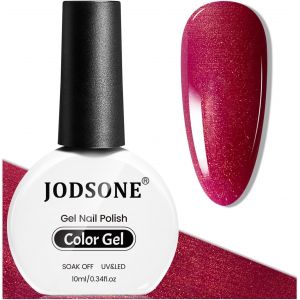 Vernis &Agrave; Ongles Gel Paillet&eacute; 10 Ml, Rouge Paillet&eacute;, Quatre Saisons, Neutre Trempable, Lumi&egrave;re U V, D&eacute;coration D'ongles, Salon De Manucure, Bricolage &Agrave; La Maison - Neuf