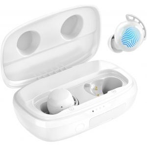 Écouteurs Bluetooth Sans Fil, Écouteurs Bluetooth 5.3 Avec Enc Réduction, Écouteurs Sans Fil, Étanchéité Ipx8 110Heures Durée De Lecture, Écouteur Bluetooth Noir - Neuf