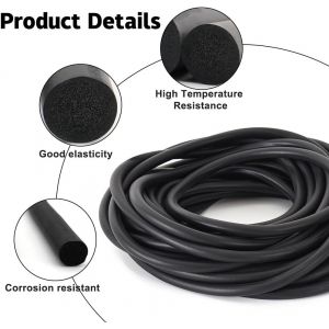 WAYI-Cordon D'Étanchéité En Mousse-5 M-Diamètre : 10 Mm-Epdm-Noir-Profilé De Remplissage Pour Joints De Portes Et Fenêtres, Murs Et Plafonds - Neuf