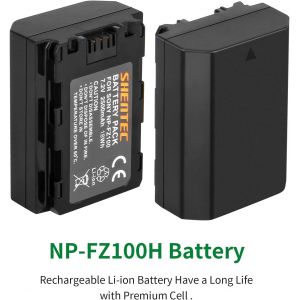 2X Batterie Np-Fz100 2500Mah Pour Sony Alpha 9 Sony A9 Sony A9R Sony Alpha 9V Sony A9S Sony A7Riii Sony A7R3 Sony A7 Iii[Z5012] - Neuf