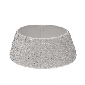 Collier De Sapin De No&euml;l De 60 Cm (23,6 Pouces) Avec Paillettes, Anneau De Sapin &Agrave; Double Couche En Velours, Cache-Pied De Sapin Pour No&euml;l Et Halloween - Neuf