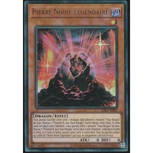 Carte Yu-Gi-Oh - Pierre Noire L&eacute;gendaire - Ldk2-Frj05 - Ultra-Rare - - Neuf