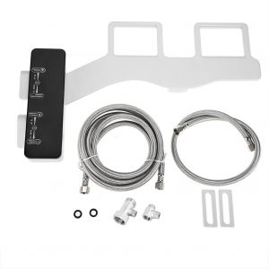 HJLIAN Ensemble d'accessoires pour bidet de salle de bain, toilettes, buse autonettoyante, controle de la pression et de la temperature de l'eau, UNS7/8 - Neuf