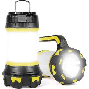 Lanterne Led Rechargeable,Lampe De Camping 1000 Lumens 360,Lampe Led Rechargeable Portable,Ultra Puissante,Lampe De Camping 6 -Fashion,Câble Usb Inclus - Neuf