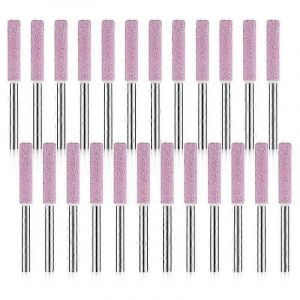 Paquet de 24 affûteur de tronçonneuse meulage de polissage outil de meulage pour affûteur de tronçonneuse 3x4.8mm - Neuf